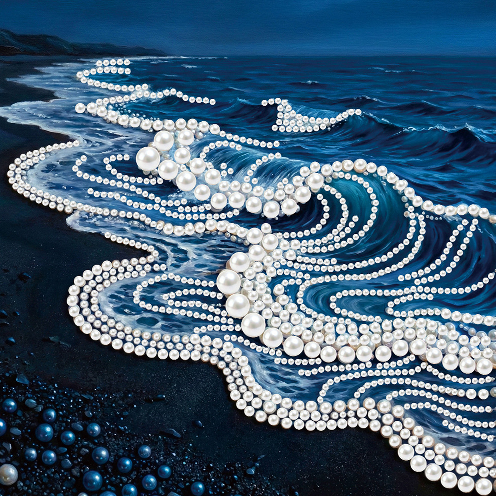 Waves DIY Pearl Painting Kit w - Resin Craft For Beginners 评论和价格