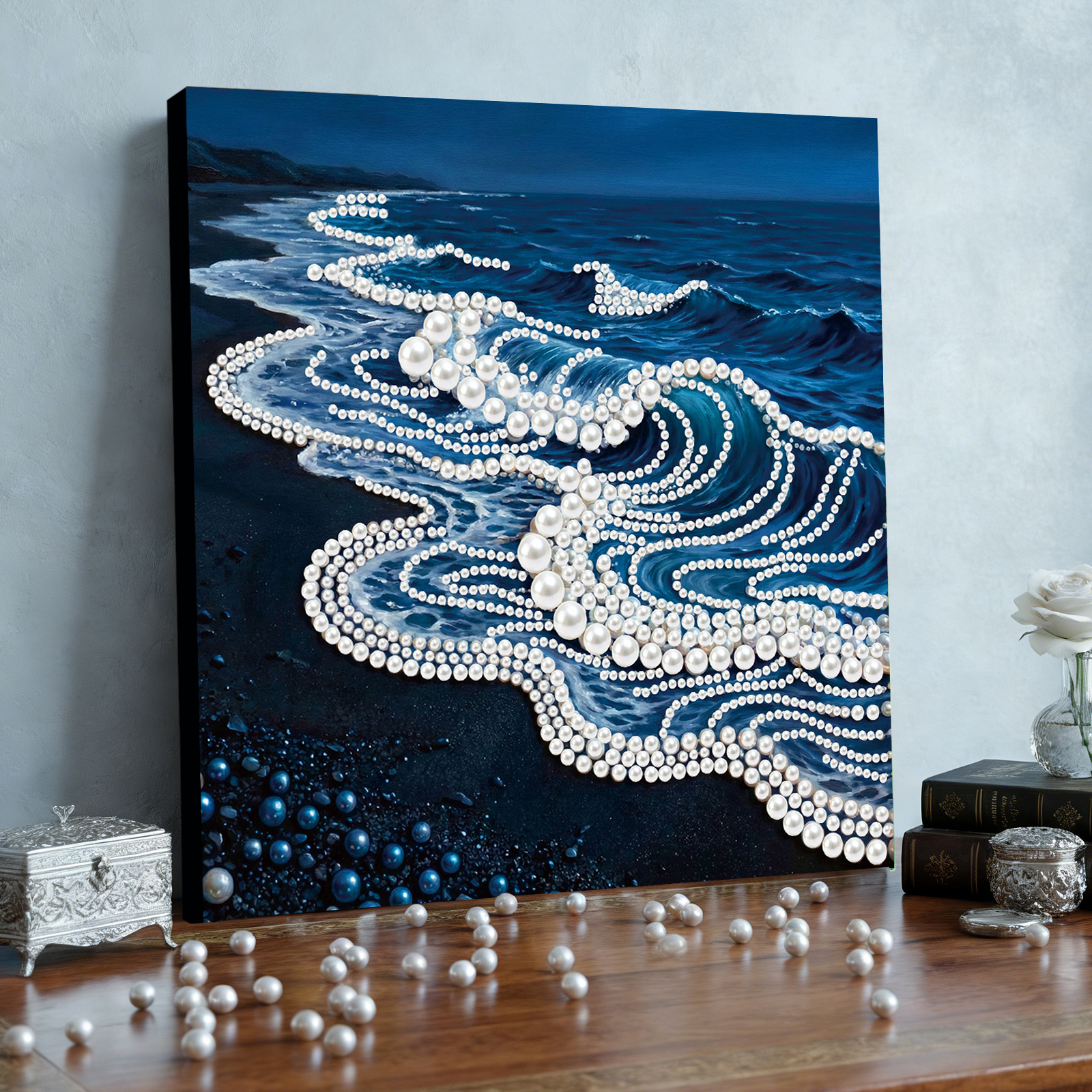 Waves DIY Pearl Painting Kit w - Resin Craft For Beginners 评论和价格