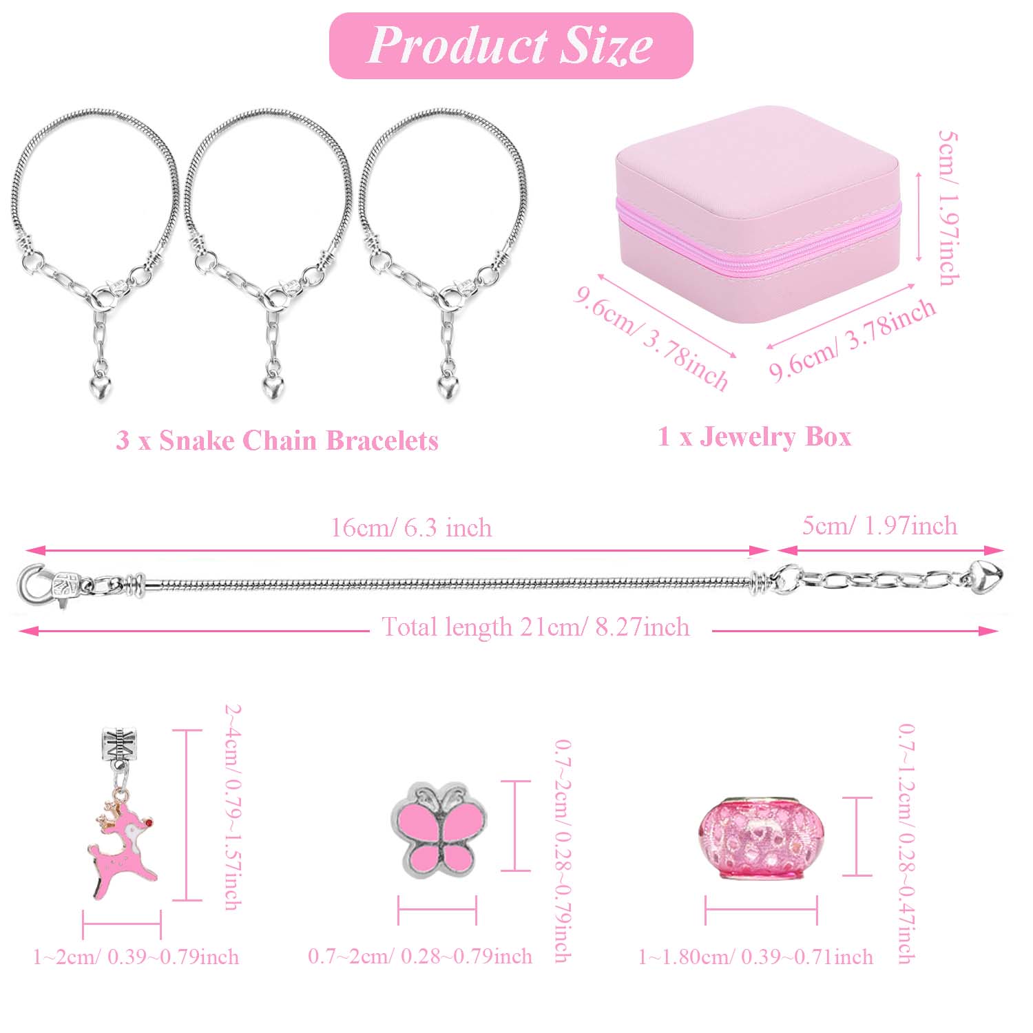 68pcs pink beaded jewelry set, - Resin Craft Projects 评论和价格