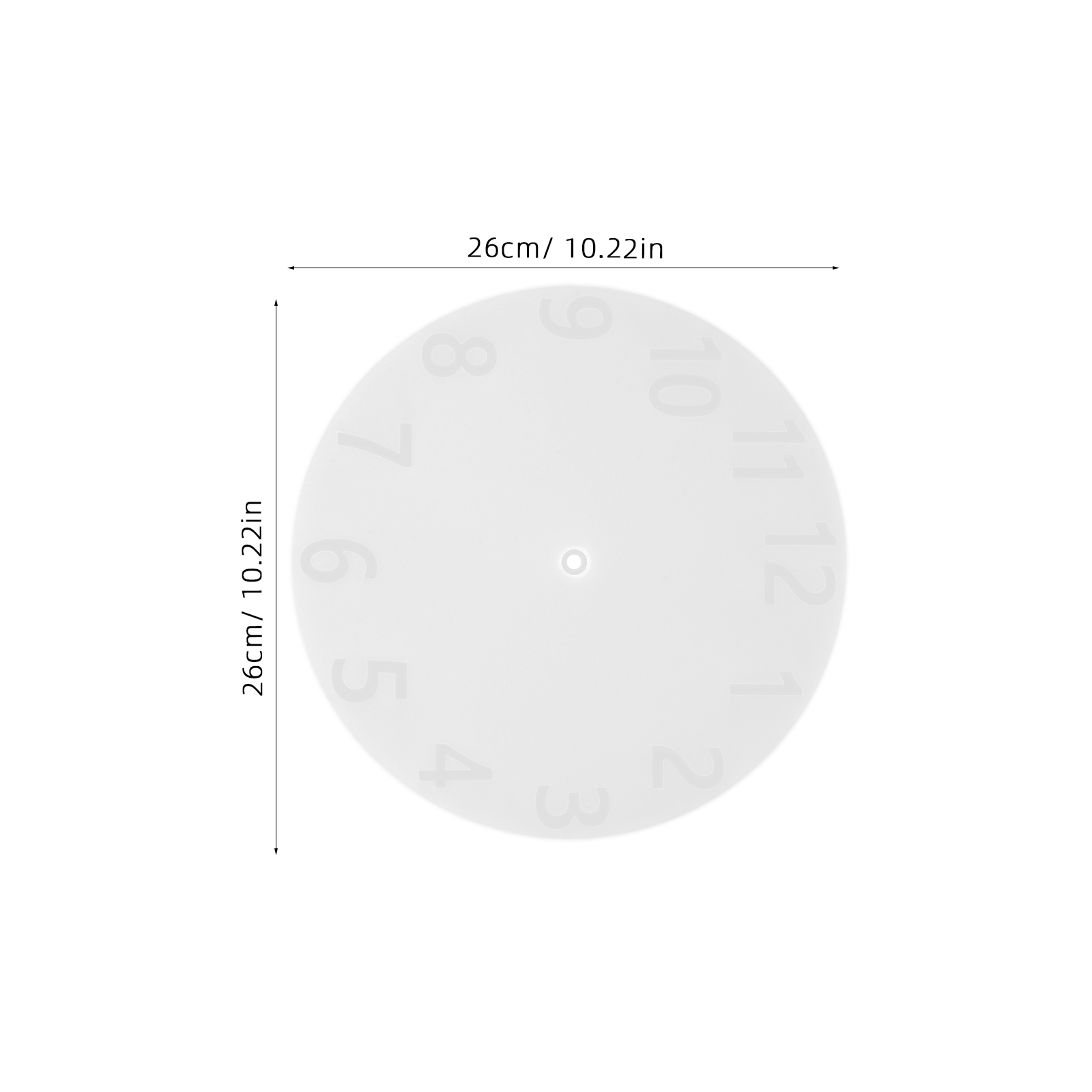 1 set 1 Set Diy Silicone Clock - Resin Craft Ideas 评论和价格