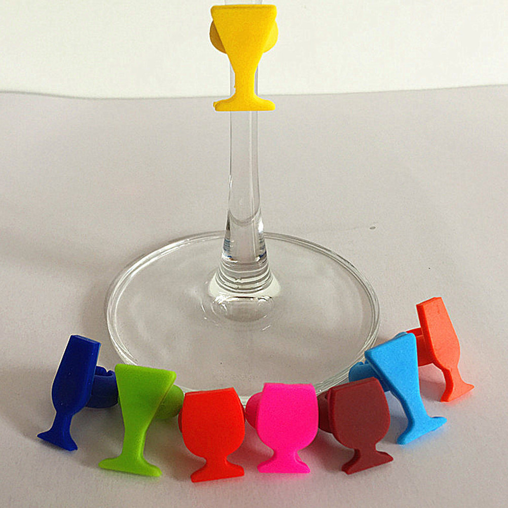 8Pcs Reusable Silicone Wine Gl - Mixing Cup Silicone 评论和价格