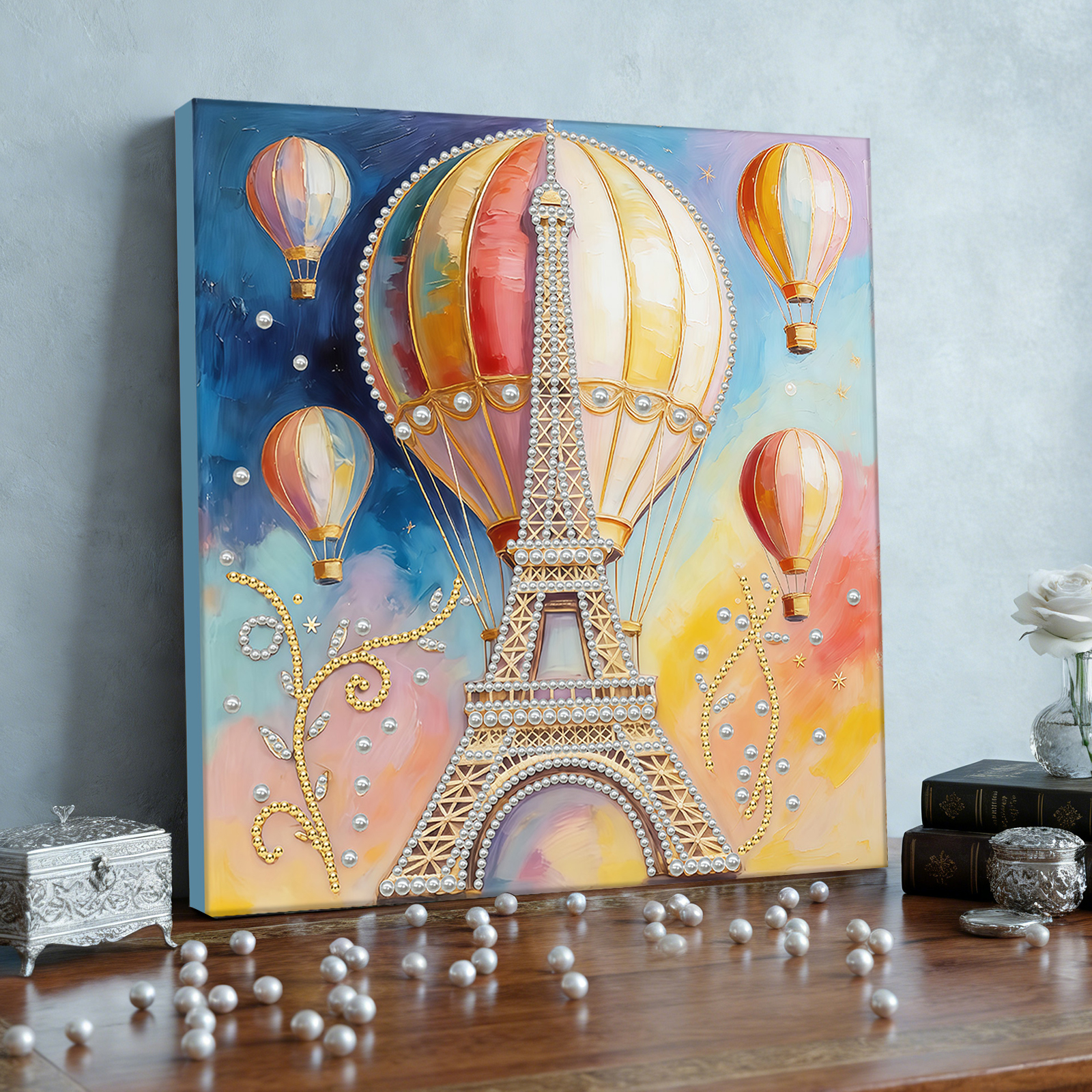 DIY Pearl Gem Paintings Pictur - Resin Craft For Beginners 评论和价格