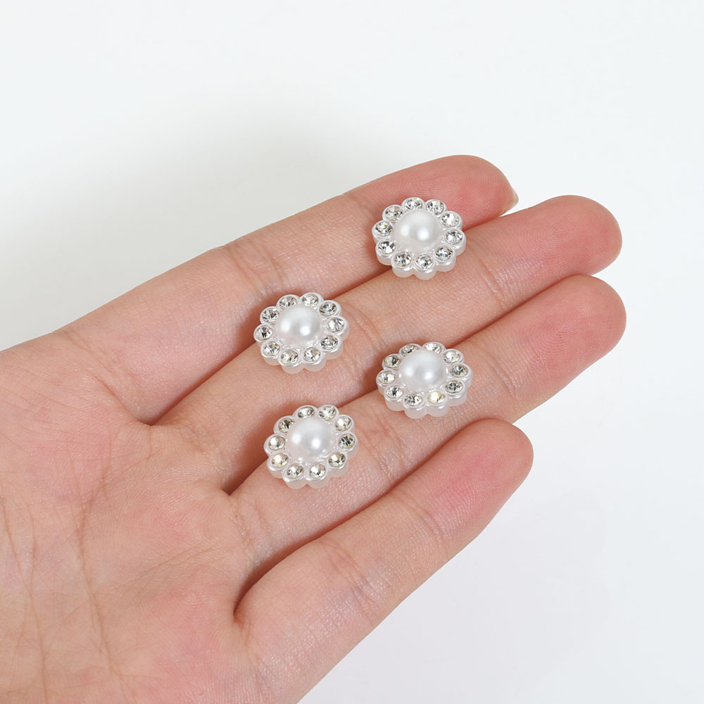50pcs White Flat Imitation Pea - Resin Craft Projects 评论和价格