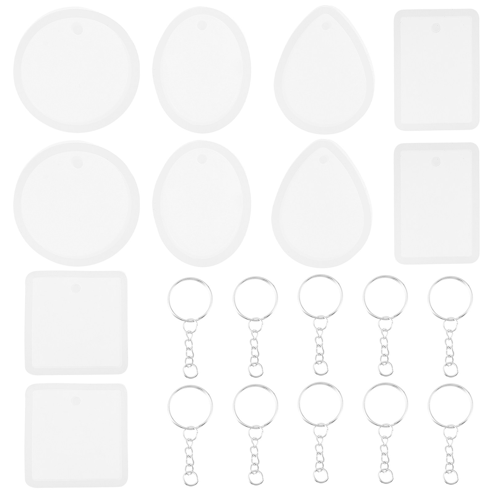 10pcs Diy Keychain Pendant Cha - Resin Crafts 评论和价格