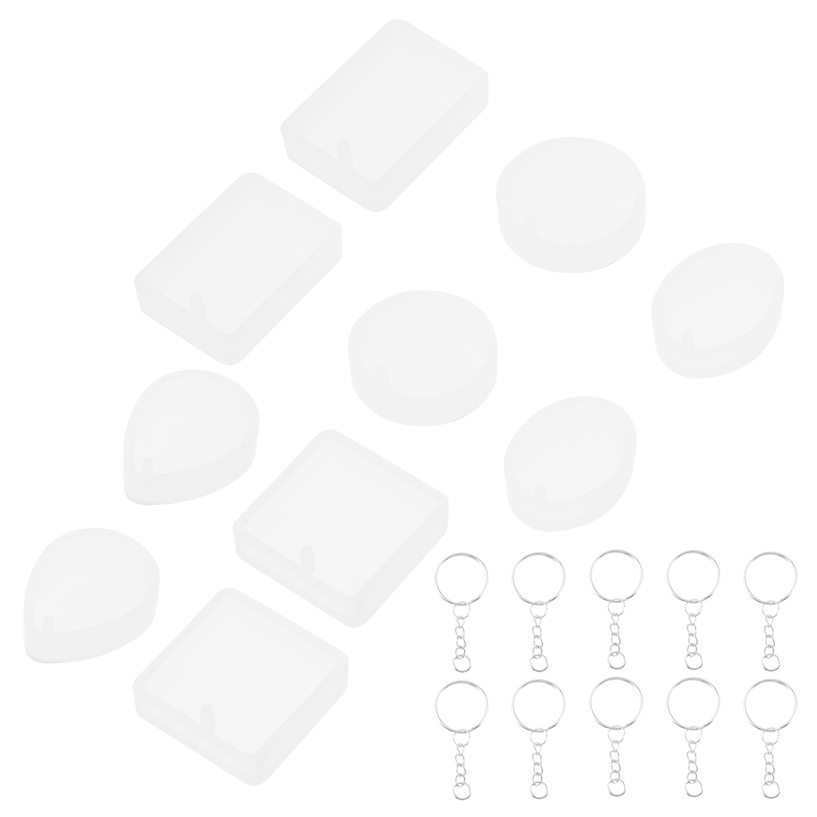 10pcs Diy Keychain Pendant Cha - Resin Crafts 评论和价格