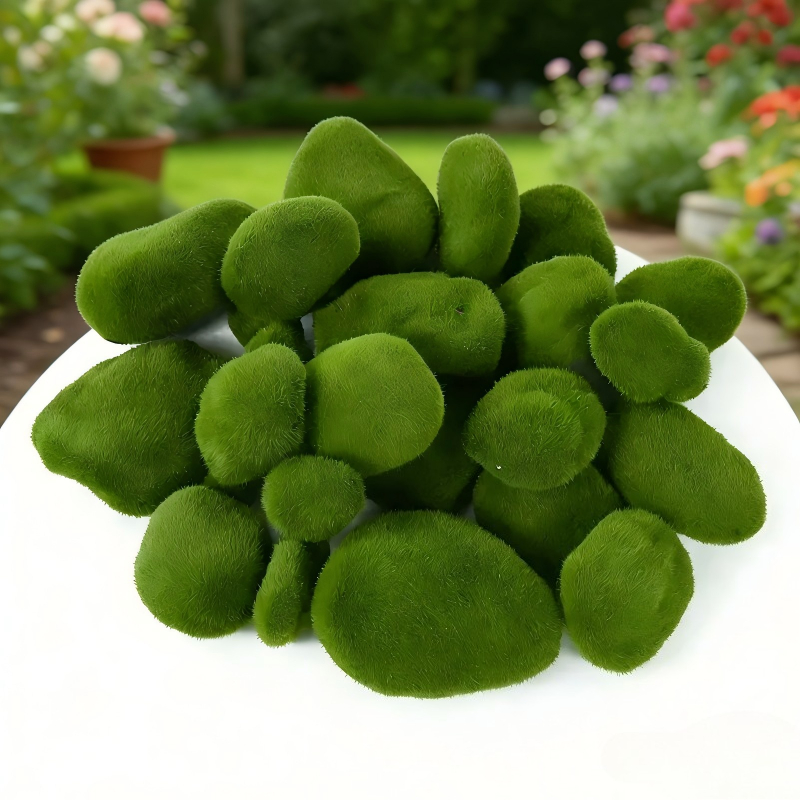 10pcs Artificial Moss Stones F - Terrarium Moss Art 评论和价格