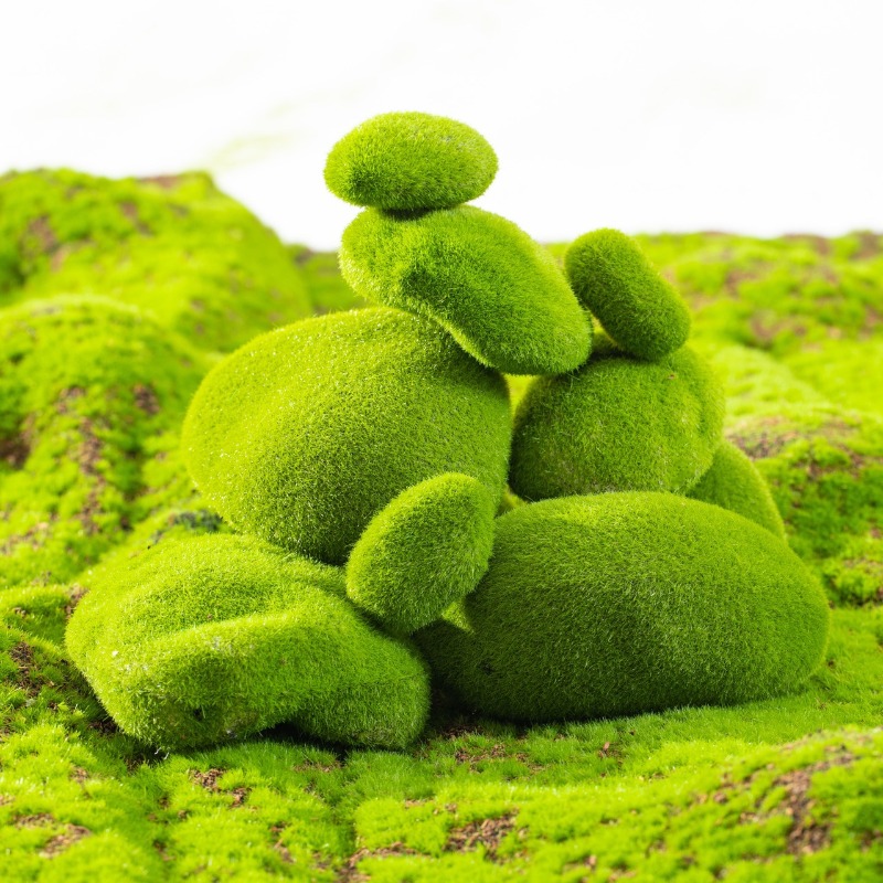 10pcs Artificial Moss Stones F - Terrarium Moss Art 评论和价格