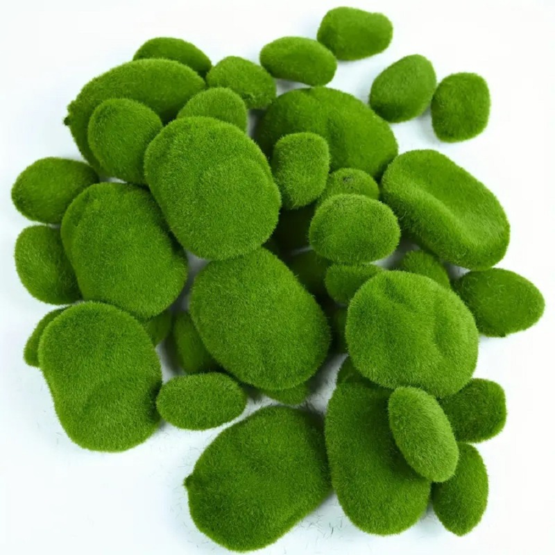 10pcs Artificial Moss Stones F - Terrarium Moss Art 评论和价格