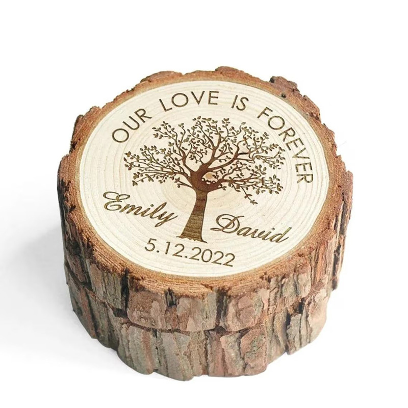 Personalized Wooden Wedding Ri - Wood Ring Blank 评论和价格