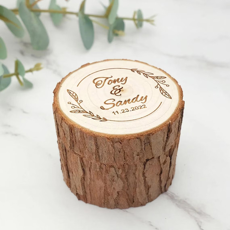 Personalized Wooden Wedding Ri - Wood Ring Blank 评论和价格