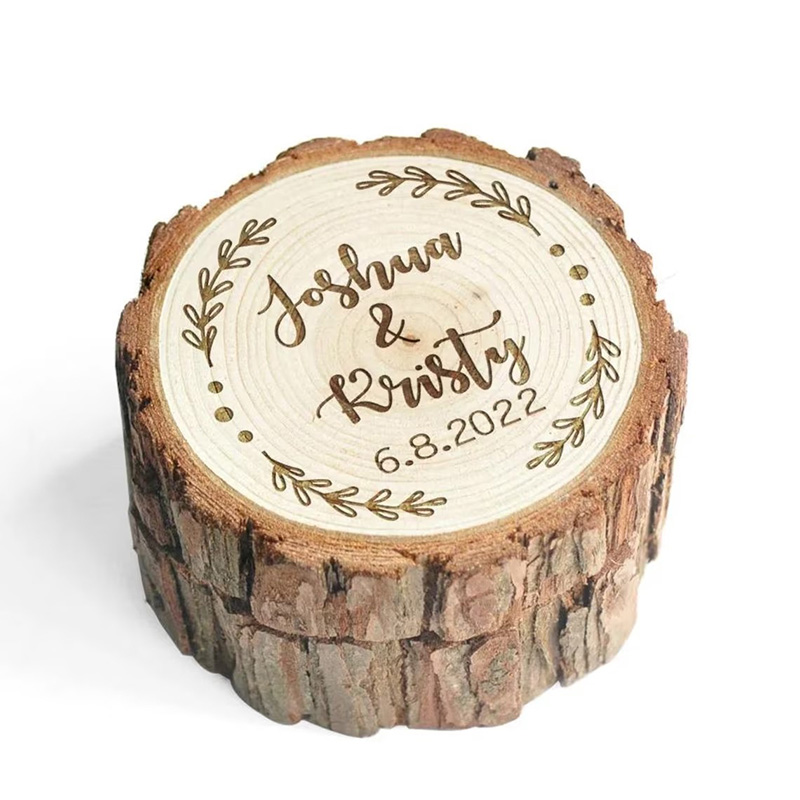 Personalized Wooden Wedding Ri - Wood Ring Blank 评论和价格
