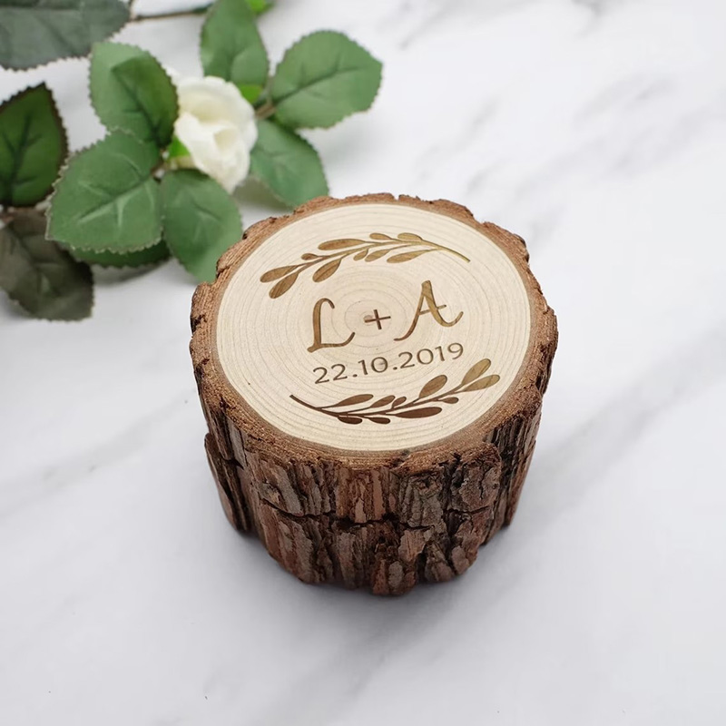 Personalized Wooden Wedding Ri - Wood Ring Blank 评论和价格