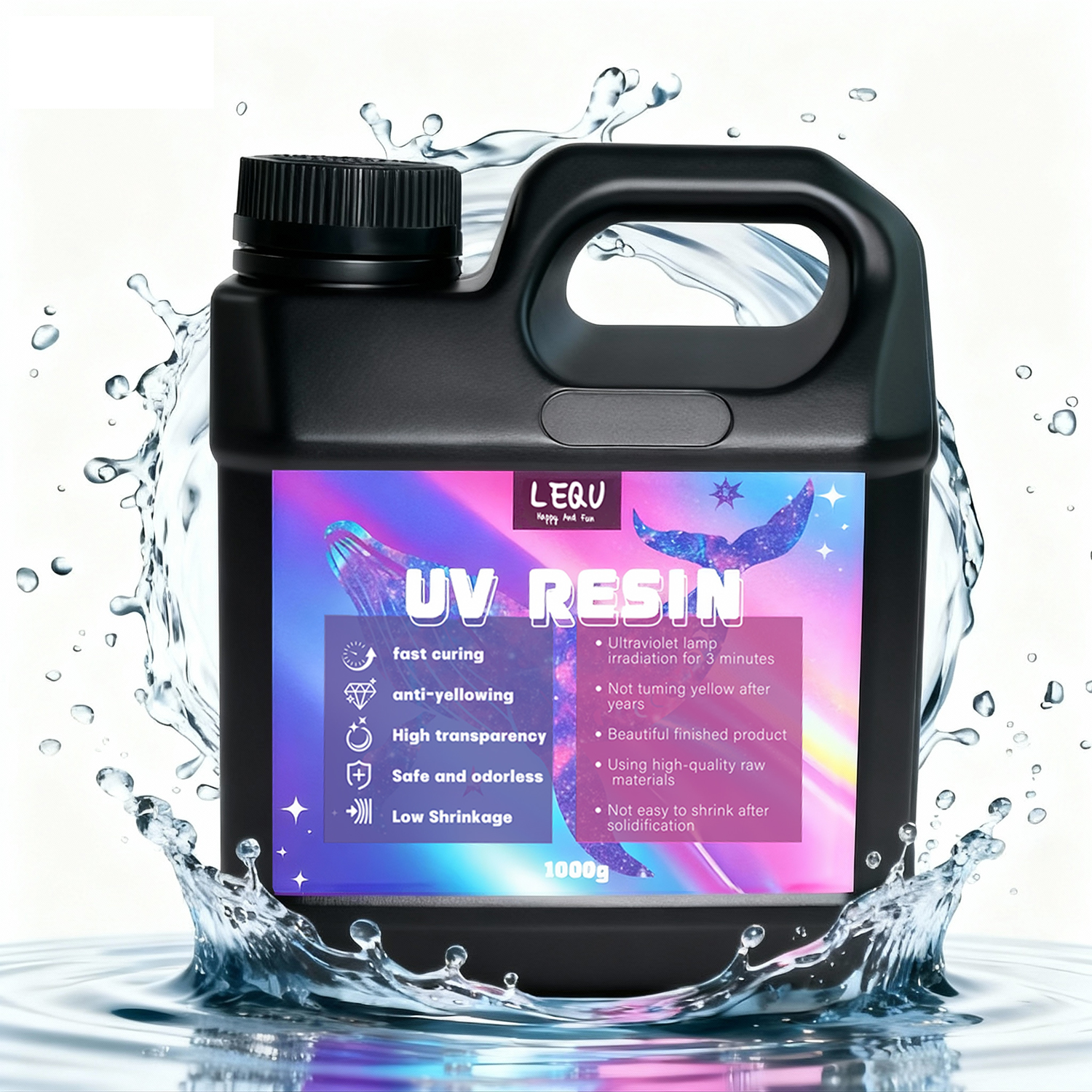 1000g UV Resin Crystal Clear H - Epoxy Uv Resin Kit 评论和价格